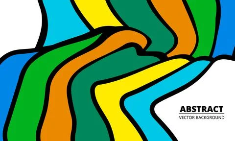 Colorful flat abstract background with colored geometric elements texture. Stock-Illustration