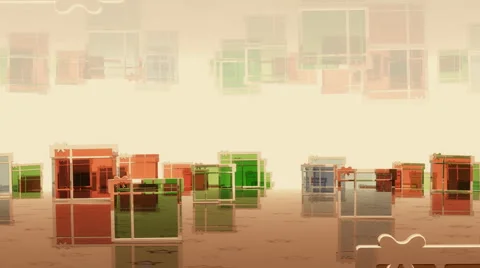 Colorful Flat Gift Box  Stock Footage 950130