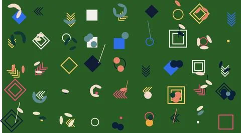 Colorful flat icons set of technology and communication devices Stock Illustration