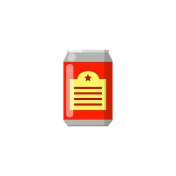 Colorful flat lemonade icon. Stock Illustration