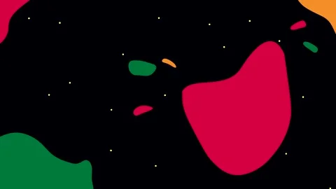 Colorful flat wave background graphics animated with liquid ink paint. Stock Footage 271511169