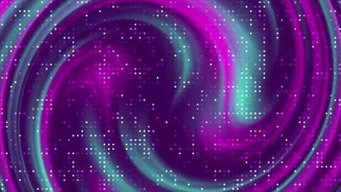 Colorful flickering dots abstract background with blue, turquoise and purple, Stock Footage 297868775
