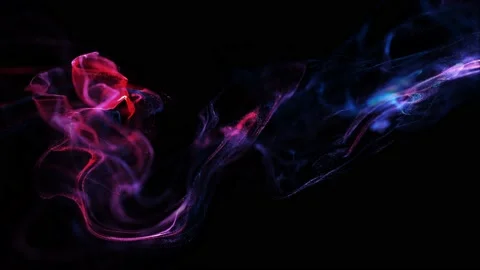 Colorful Flickering Particles Background Loop Stock Footage 203448469