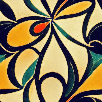 Colorful floor tiles seamless pattern (10) Illustrazione stock