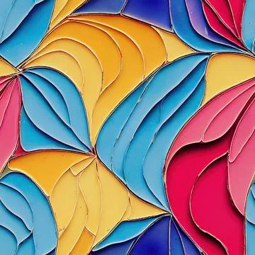 Colorful floor tiles seamless pattern (12) Illustrazione stock