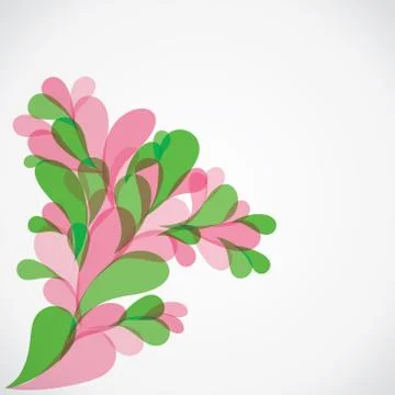 Colorful flora background vector Stock-Illustration