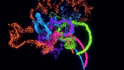 Colorful Flow 4K Stockbeeldmateriaal 103290747