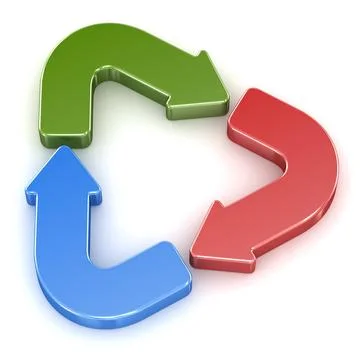 Colorful Flowchart Diagram 3d render of flowchart diagram , this image iso... Stock Photos