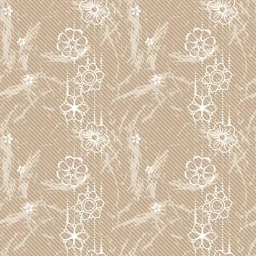 Colorful Flower Pattern Stock Illustration