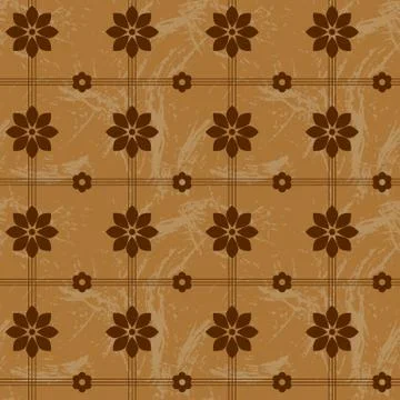 Colorful Flower Pattern Stock Illustration