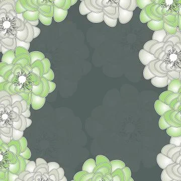 Colorful flower vector background Stock Illustration