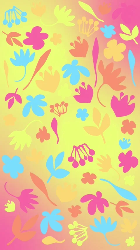 COLORFUL FLOWERS Video stock 305466210