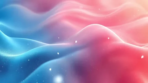 Colorful flowing abstract patterns showcasing vibrant waves Stock Footage 308463669