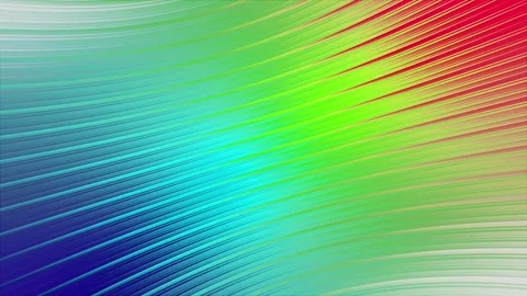 Colorful Flowing Gradient Lines Abstract Motion Background Stock-Footage 346990918