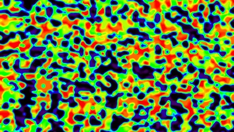 Colorful Fluid Abstract Loop Abstract Blob Object Patterns Video stock 287885993