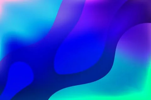 Colorful fluid background design vector gradient glow light background Stock Illustration