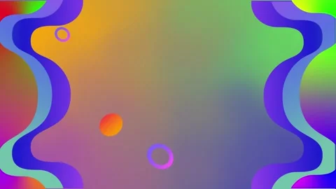 Colorful, fluid gradient motion animation background Stock Footage 322223738