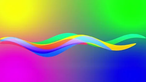 Colorful Fluid Gradient Wave Stock Footage 319883639