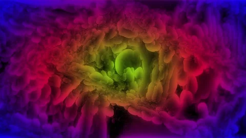 Colorful Fluid Magic Background 4K 50 FPS Stock Footage 256081743