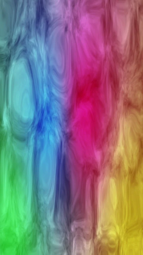 Colorful fluid motion of morphing rainbow swirls 動画素材 337088329
