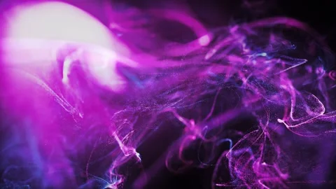Colorful Fluid Particles Background Loop Stock Footage 203445727