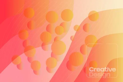 Colorful Fluid shape geometric vector EPS illustration design. Stock Illustration