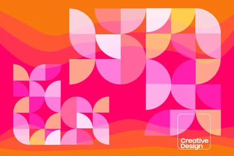 Colorful Fluid shape geometric vector EPS illustration design. Stock Illustration