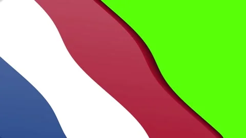 Colorful Fluid Wave Abstract Art Representing Tricolor Design Stock Footage 301330159