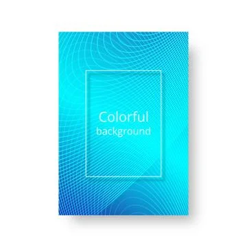 Colorful Flyer Template Stock Illustration