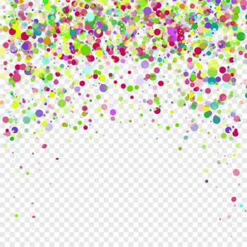Colorful flying falling the elements of decoration of the celebration. Abstract イラスト素材