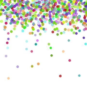 Colorful flying falling the elements of decoration of the celebration. Abstract イラスト素材