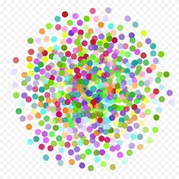 Colorful flying falling the elements of decoration of the celebration. Abstract イラスト素材