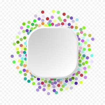 Colorful flying falling the elements of decoration of the celebration. Abstract 스톡 일러스트