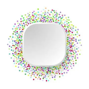 Colorful flying falling the elements of decoration of the celebration. Abstract 스톡 일러스트