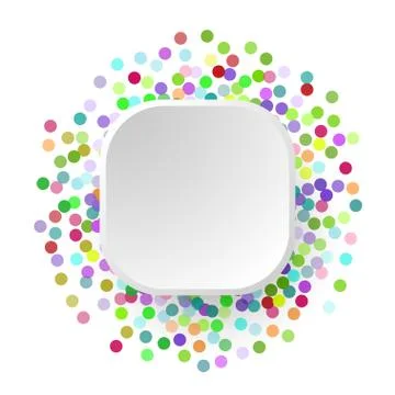 Colorful flying falling the elements of decoration of the celebration. Abstract 스톡 일러스트