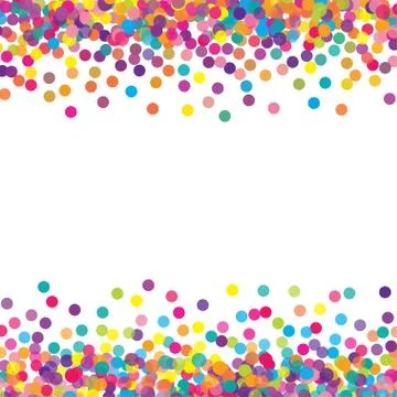 Colorful flying falling the elements of decoration of the celebration. Abstract イラスト素材