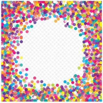 Colorful flying falling the elements of decoration of the celebration. Abstract 스톡 일러스트