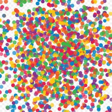 Colorful flying scattered elements of decoration of the celebration. Abstract Illustrazione stock