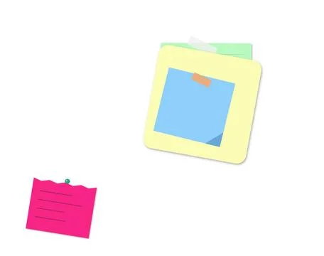 Colorful folder and document icon set Stock Illustration