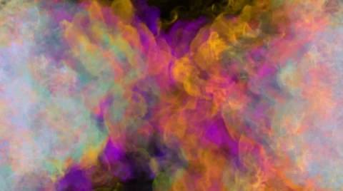 Colorful formation of clouds in background with vibrant colors Stock Footage 50093040