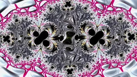 A colorful fractal background pattern Stock Footage 154648328