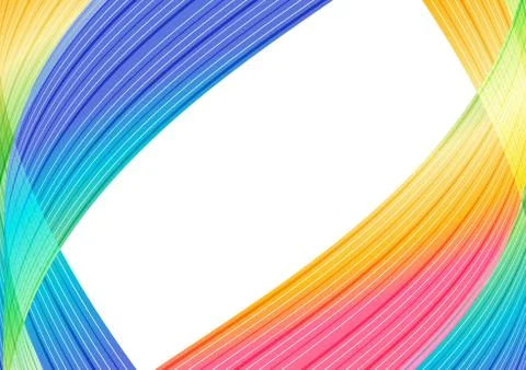 Colorful frame template Stock Illustration