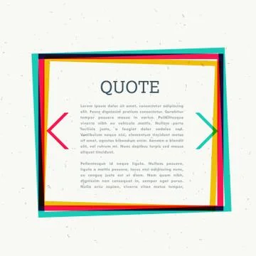 Colorful frame for your text Stock Illustration