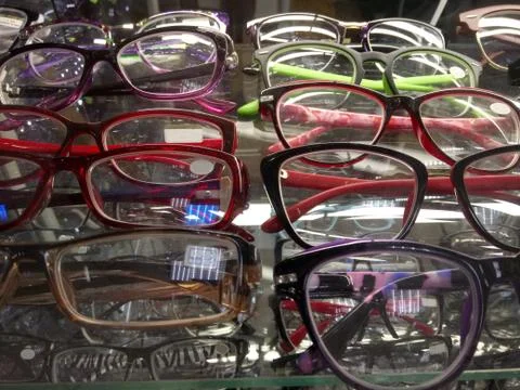 Colorful frames for glasses Stock Photos