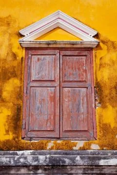 Colorful front window Stock Photos