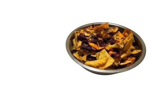 Colorful Fruit Chips Stock Photos