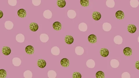 Colorful fruit pattern of fresh cherimoya on pink background. Seamless pattern Stock-Footage 167476296