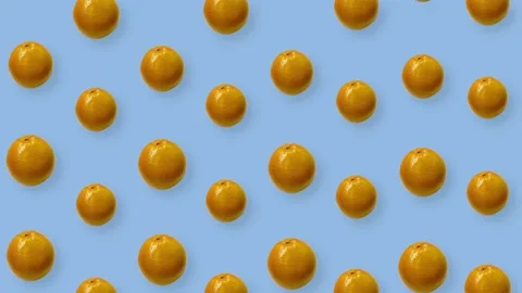 Colorful fruit pattern of fresh grapefruits. Seamless pattern with grapefruit Stock Footage 167479109
