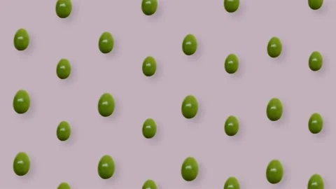Colorful fruit pattern of fresh passion fruit. Seamless pattern with passion Stock Footage 167485520