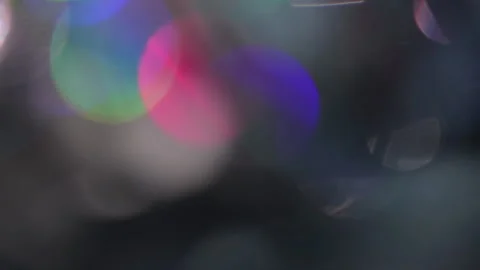 Colorful, full screen, Bokeh, light leaks, black background, Stock-Footage 320641328